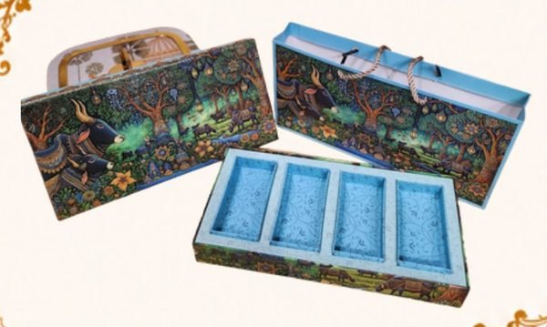 Box code 850 — Dry Fruit Kappa Top Bottom with Bag, premium packaging box by Shree Shyam Baba Packers
