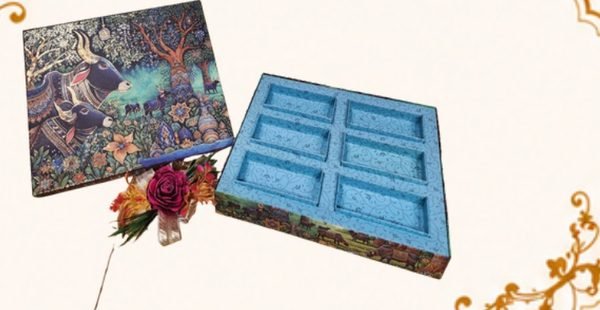 Box code 850 — Dry Fruit Kappa Top Bottom with Bag, premium packaging box by Shree Shyam Baba Packers