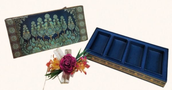 Box code 851 — Dry Fruit Kappa Top Bottom with Bag, premium packaging box by Shree Shyam Baba Packers