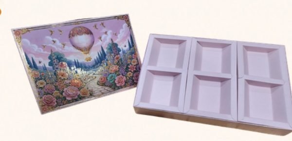 Box code 852 — Dry Fruit Kappa Top Bottom with Paper Bag (12X18), premium packaging box by Shree Shyam Baba Packers