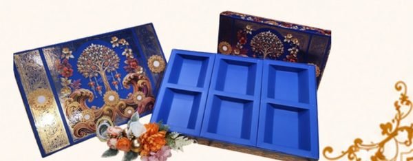 Box code 854 — Dry Fruit Kappa Top Bottom with Paper Bag (10X15), premium packaging box by Shree Shyam Baba Packers