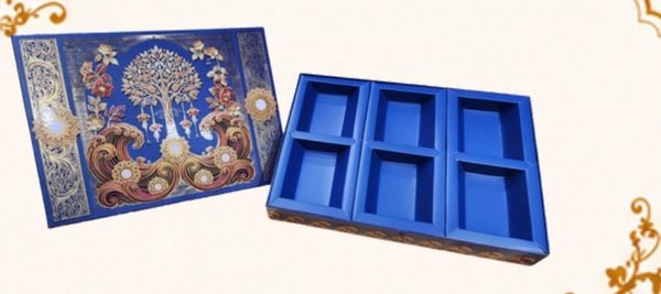 Box code 854 — Dry Fruit Kappa Top Bottom with Paper Bag (12X18), premium packaging box by Shree Shyam Baba Packers