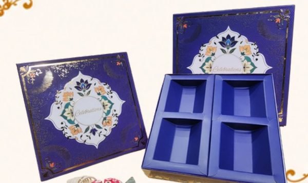 Box code 855 — Dry Fruit Kappa Top Bottom with Paper Bag (9X9), premium packaging box by Shree Shyam Baba Packers