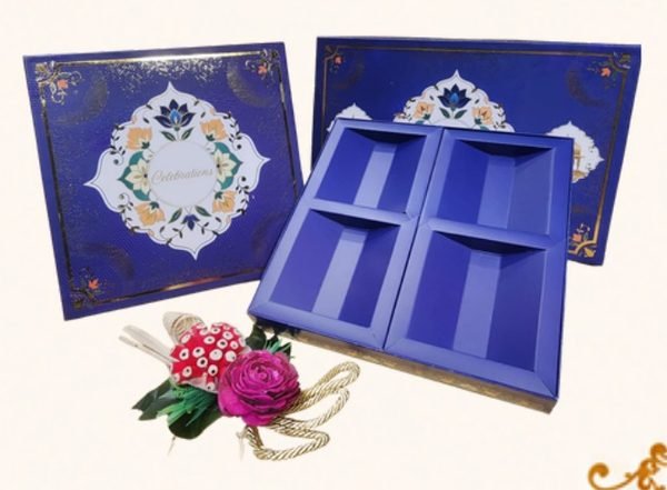 Box code 855 — Dry Fruit Kappa Top Bottom with Paper Bag (12X12), premium packaging box by Shree Shyam Baba Packers
