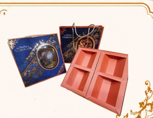 Box code 858 — Dry Fruit Windo Kappa Top Bottom Box (12X12), premium packaging box by Shree Shyam Baba Packers