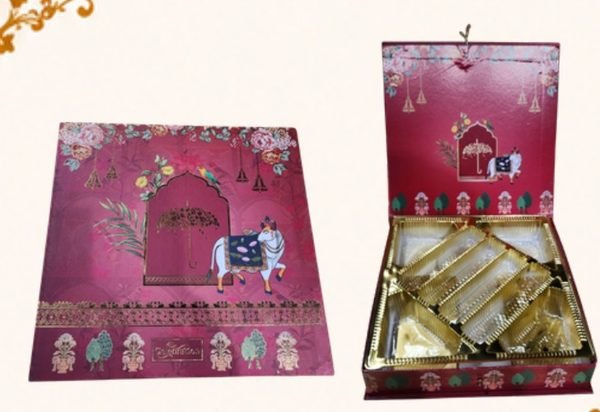 Box code RED COW — 11X11 Bhaji Files, premium packaging box by Shree Shyam Baba Packers