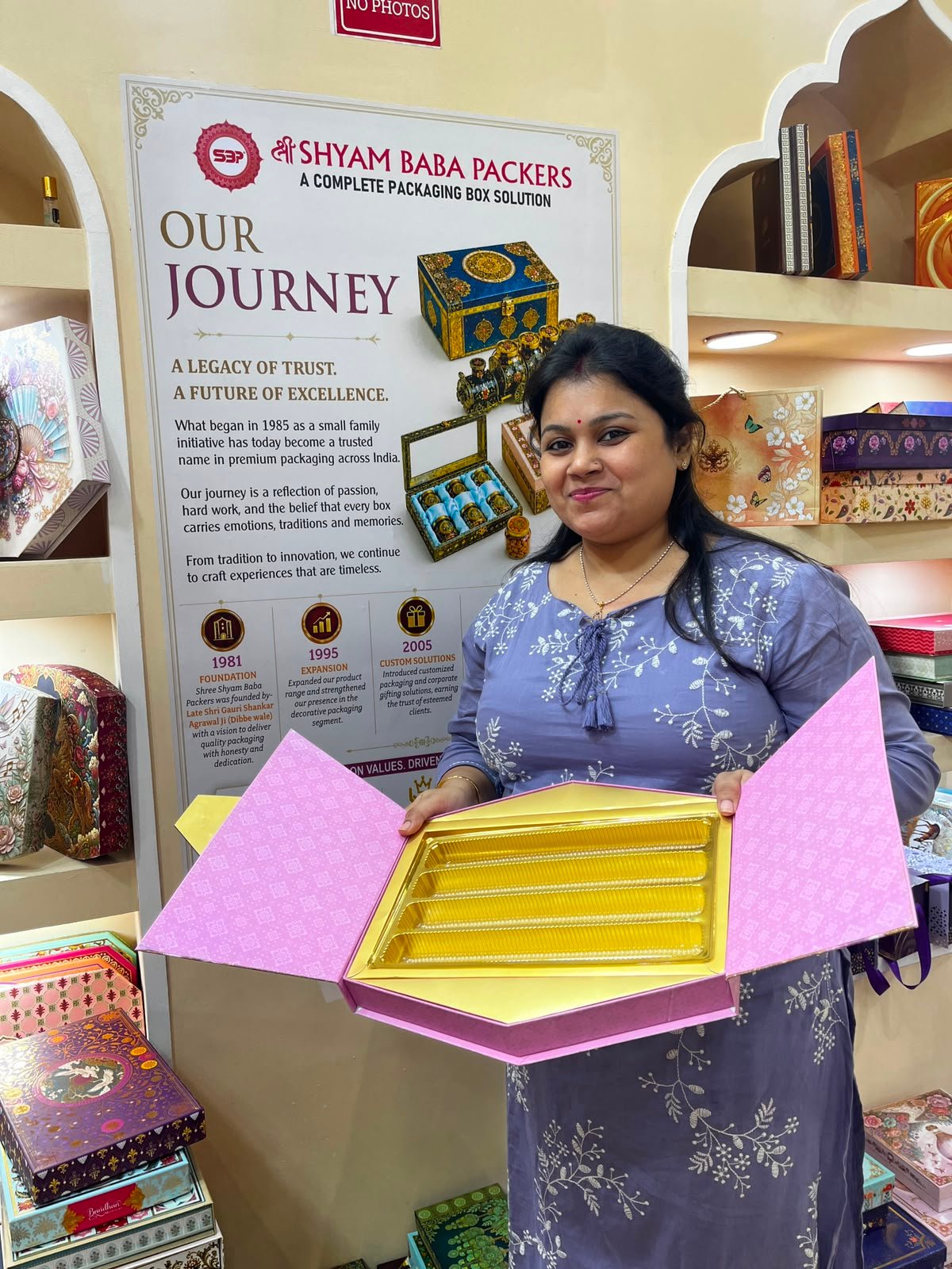 Shree Shyam Baba Packers — showroom and packaging work, photo 6
